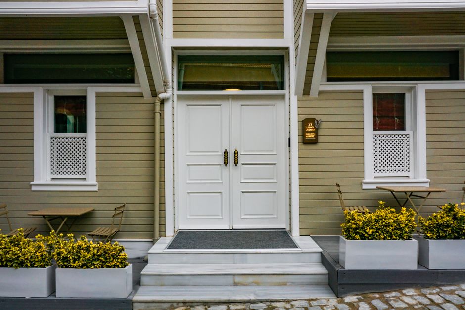 Elegant front door entry way
